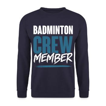Équipe de badminton - Sweat-shirt Unisexe - marine - Devant - Alina (178cm) & Michal (187cm)