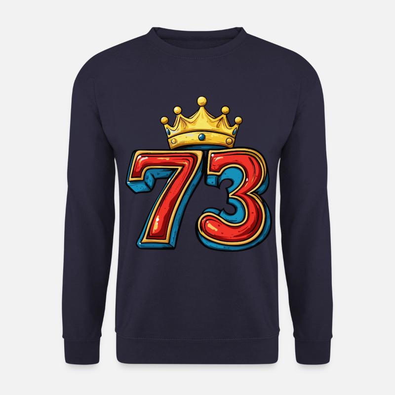 73 Number Krone - Unisex Sweatshirt - navy