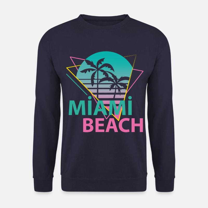 Miami Beach - Unisex Pullover - Navy