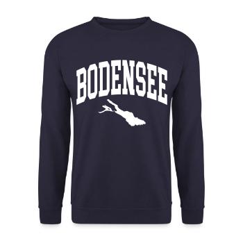 Lac de Constance - Sweat-shirt Unisexe - marine - Devant - Alina (178cm) & Michal (187cm)