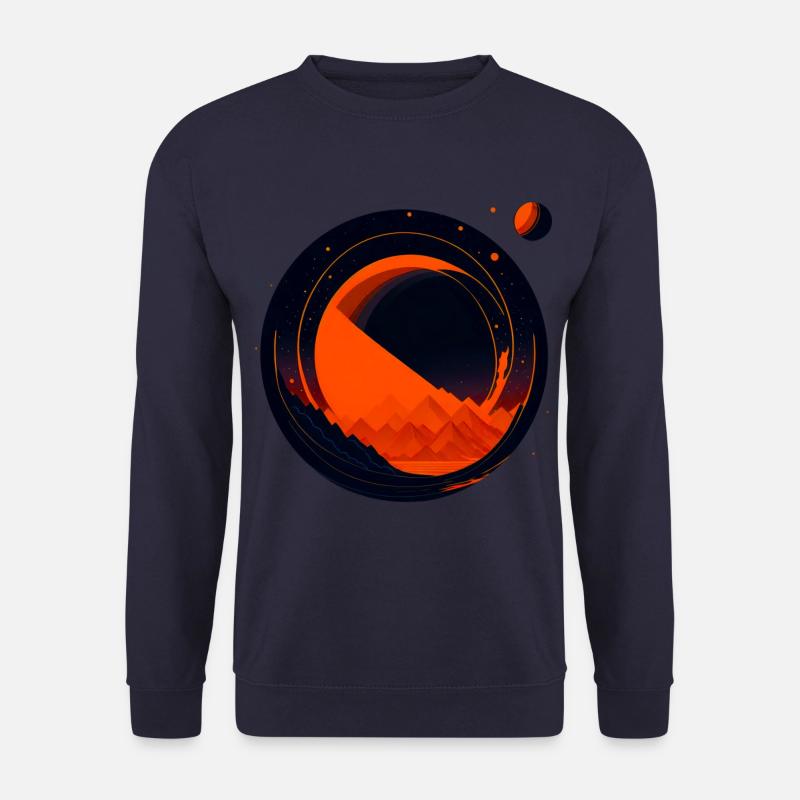 Vue de l’espace / Mars 02 - Sweat-shirt Unisexe - marine