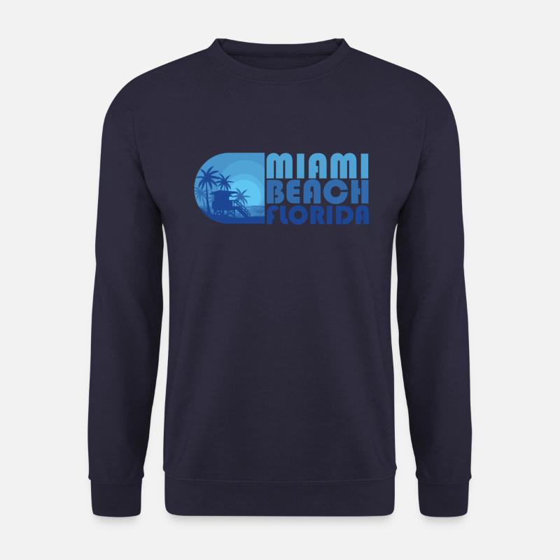 Miami Beach - Unisex Pullover - Navy