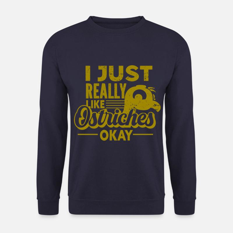 Strauss - Vogel - Unisex Pullover - Navy