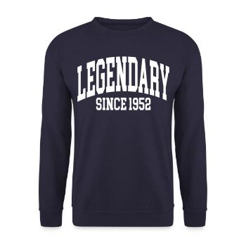 Legendary since 1952 - Unisex Sweatshirt - navy - Front - Alina (178cm) & Michal (187cm)