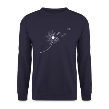 IMG cooles Fahrraddesign Fahrrad Natur Geschenk sp - Unisex Pullover - Navy - Vorne - Alina (178cm) & Michal (187cm)