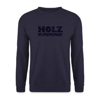 Forstwirt Waldarbeiter Holz machen Geschenk - Unisex Pullover - Navy - Vorne - Alina (178cm) & Michal (187cm)