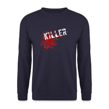 Exterminateur Insecticide Cadeau - Sweat-shirt Unisexe - marine - Devant - Alina (178cm) & Michal (187cm)