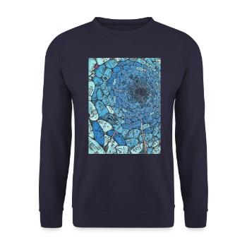 tunnel _heads - Unisex Sweatshirt - navy - Front - Alina (178cm) & Michal (187cm)