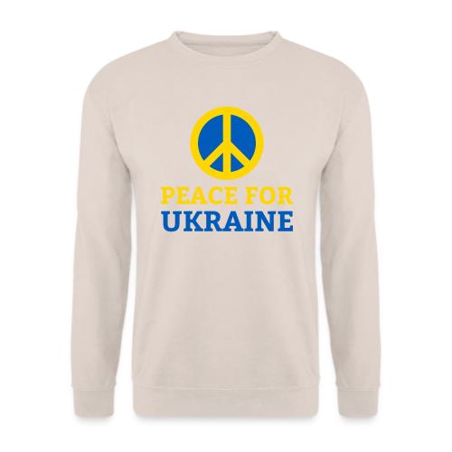 Peace for Ukraine Frieden Support Solidarität - Unisex Pullover