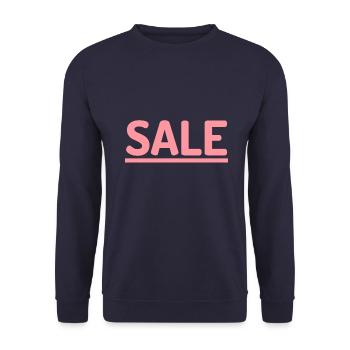 sale, vente, shopping, réduction, travail - Sweat-shirt Unisexe - marine - Devant - Alina (178cm) & Michal (187cm)