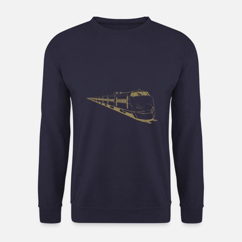 Eisenbahn Lok Design - Unisex Pullover - Navy