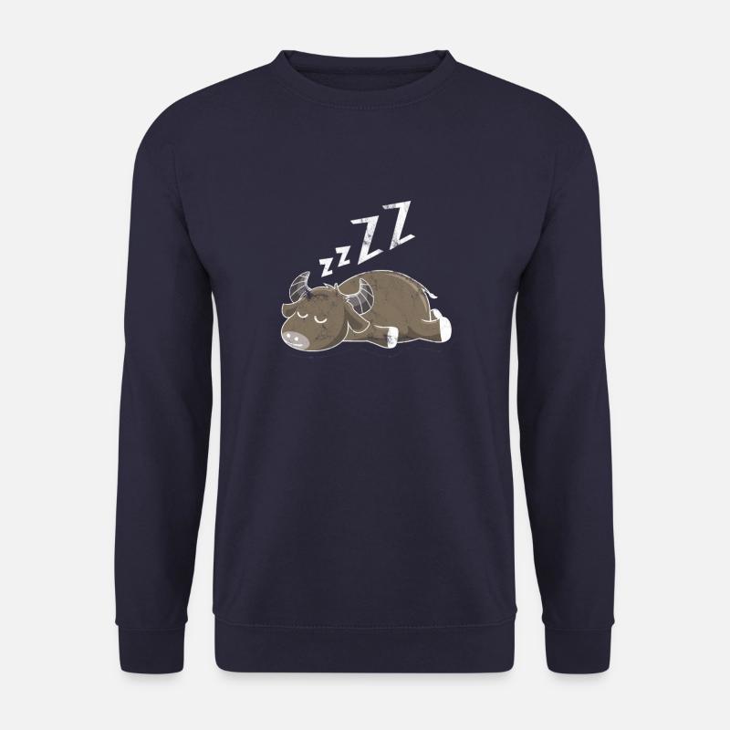 Sleeping buffalo - Unisex Sweatshirt - navy