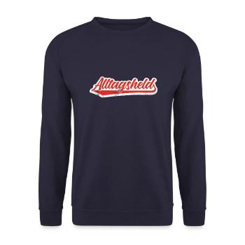 Héros de tous les jours - Sweat-shirt Unisexe - marine - Devant - Alina (178cm) & Michal (187cm)