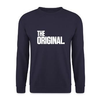 The Original - Unisex Pullover - Navy - Vorne - Alina (178cm) & Michal (187cm)
