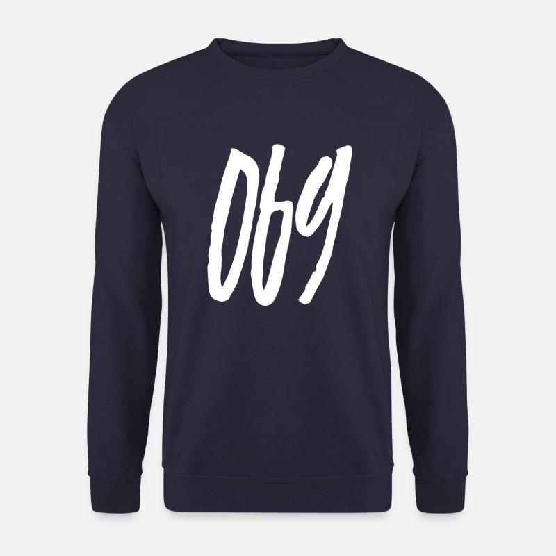 069 Vorwahl Frankfurt am Main - Unisex Pullover - Navy