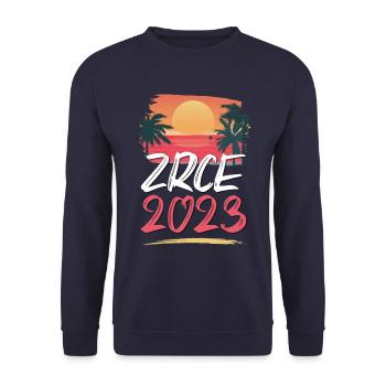 Zrce 2023 - Unisex Pullover - Navy - Vorne - Alina (178cm) & Michal (187cm)