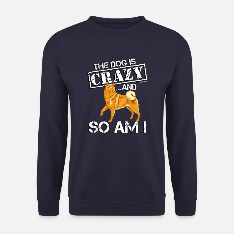 Finnish Spitz Crazy - Unisex Sweatshirt - navy