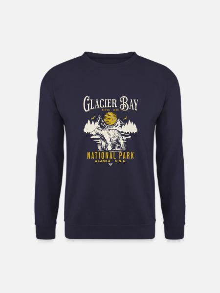 Glacier Bay Nationalpark Alaska - Unisex Pullover - Navy