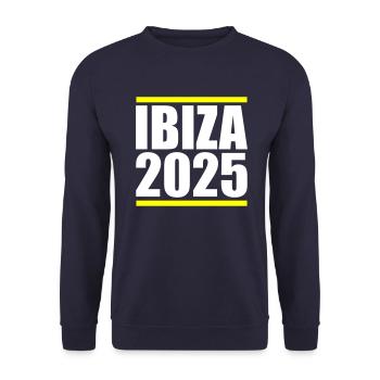 Ibiza 2025 - Unisex Sweatshirt - navy - Front - Alina (178cm) & Michal (187cm)