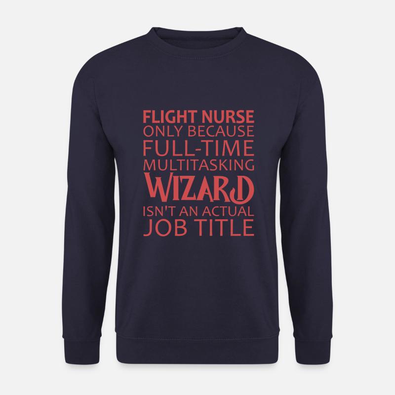 Flight Nurse Wizard Air Rescue - Unisex Sweatshirt - navy