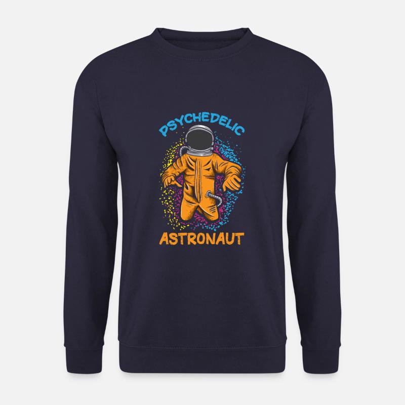 Espace champignon d’astronaute psychédélique - Sweat-shirt Unisexe - marine