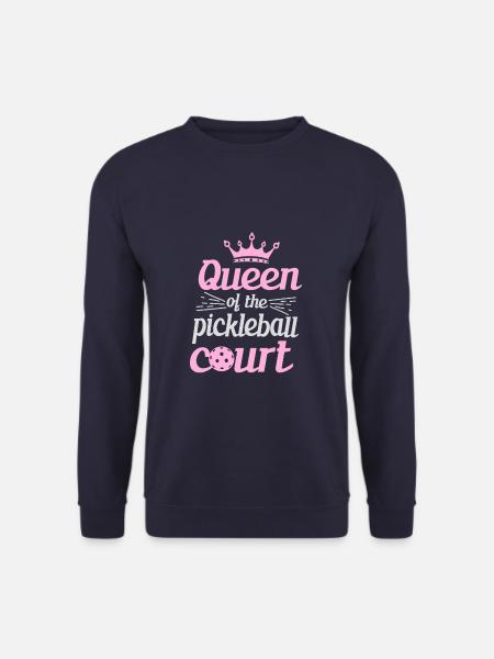 Queen Of Hte Pickleball Court - Unisex Sweatshirt - navy