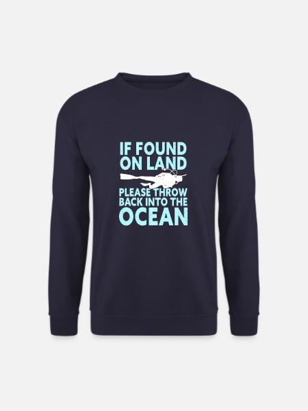 Funny Scuba Diving Scuba Diver - Unisex Sweatshirt - navy