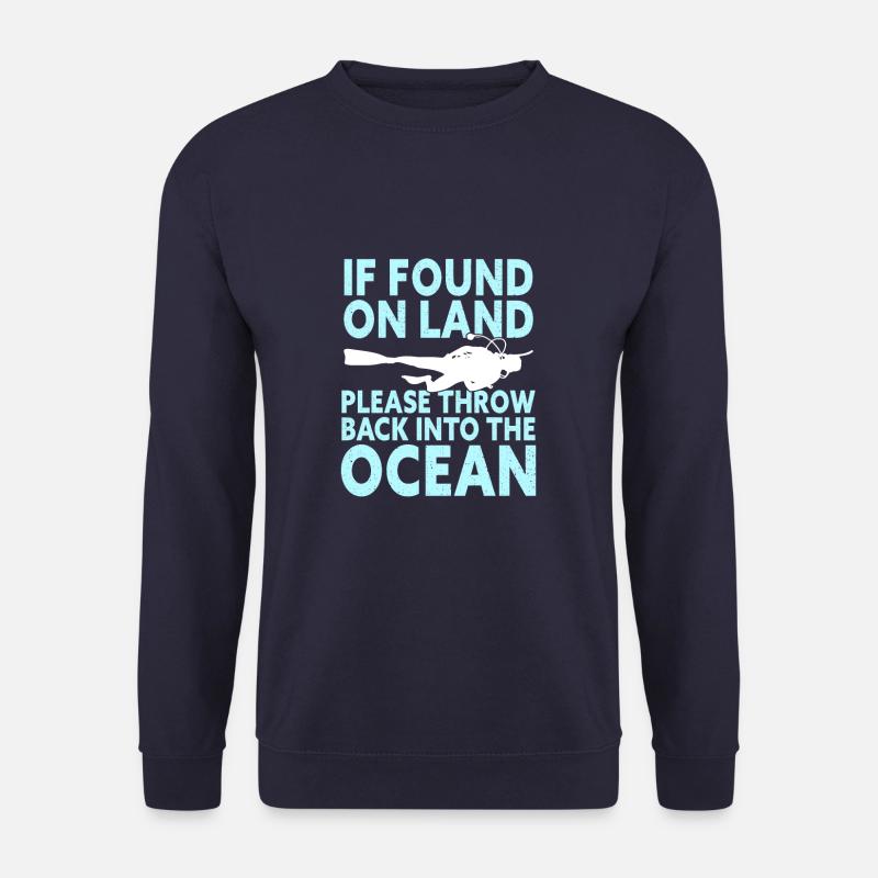 Funny Scuba Diving Scuba Diver - Unisex Pullover - Navy