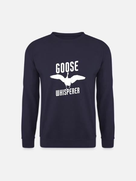 Goose Whisperer Funny Goose Animal Lover - Unisex Sweatshirt - navy