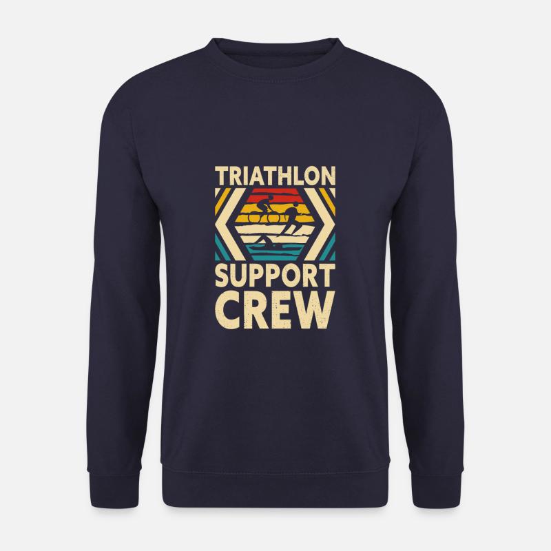Triathlon Support Crew - Unisex Pullover - Navy