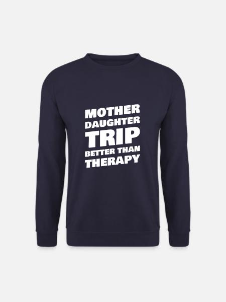Mother Daughter Trip Mom Daughter Travel Matching - Unisex Pullover - Navy