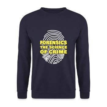 Enquêteur en sciences judiciaires - Sweat-shirt Unisexe - marine - Devant - Alina (178cm) & Michal (187cm)
