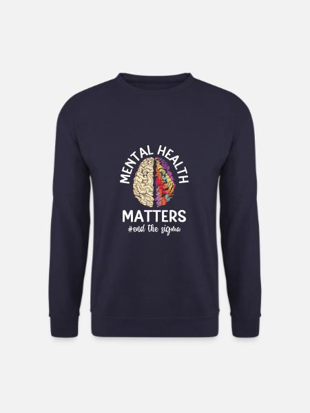 Mental Health Matters Mental Awareness - Unisex Pullover - Navy