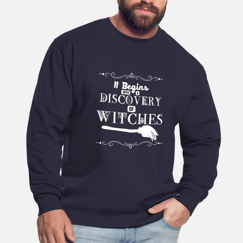 Es beginnt mit einer Entdeckung von Hexen Unisex Pullover
