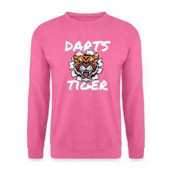 DARTS TIGER - DARTSPIELER DART TIGER MOTIV SHIRT - Unisex Pullover - Pink - Vorne