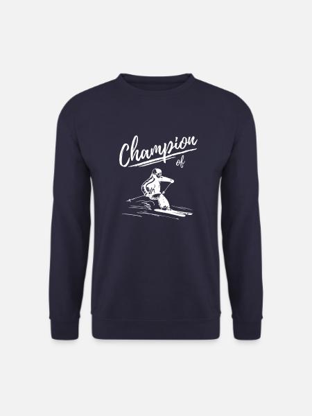 CHAMPION OF SKI - Unisex Pullover - Navy