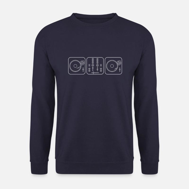 turntables icon - Unisex Sweatshirt - navy