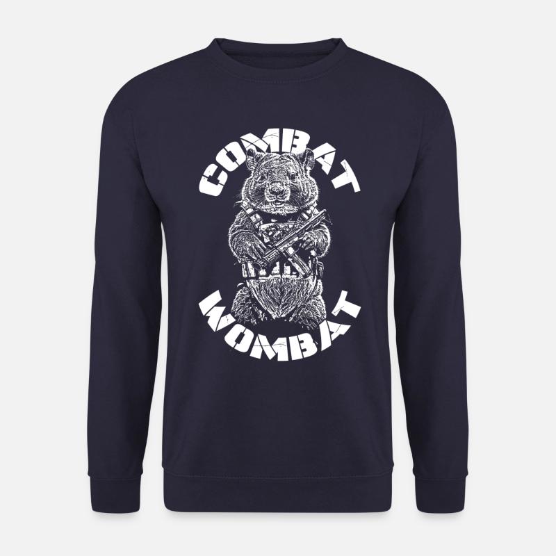 Combat Wombat - Shirt - Unisex Sweatshirt - navy