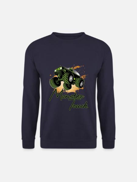 Monstertruck, motor,car,speed - Unisex Pullover - Navy