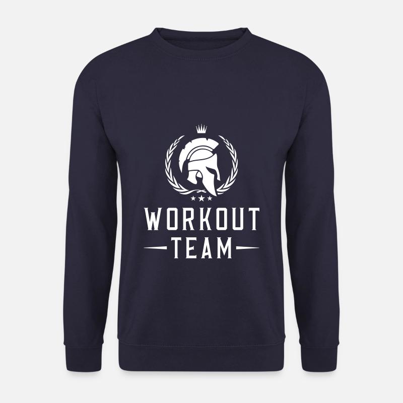 spartaner helm workout team - Unisex Pullover - Navy