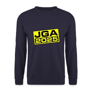 Jga 2025 - Unisex Pullover - Navy - Vorne - Alina (178cm) & Michal (187cm)
