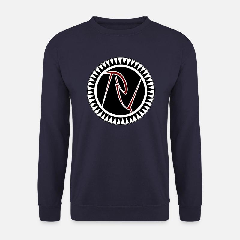 Sonnenkranz Tattoo mit Graffiti Schrift - Unisex Pullover - Navy