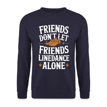 Danse en ligne Danseurs - Sweat-shirt Unisexe - marine - Devant - Alina (178cm) & Michal (187cm)
