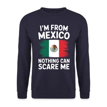 Mexico Mexico Mexican Spanish - Unisex Sweatshirt - navy - Front - Alina (178cm) & Michal (187cm)