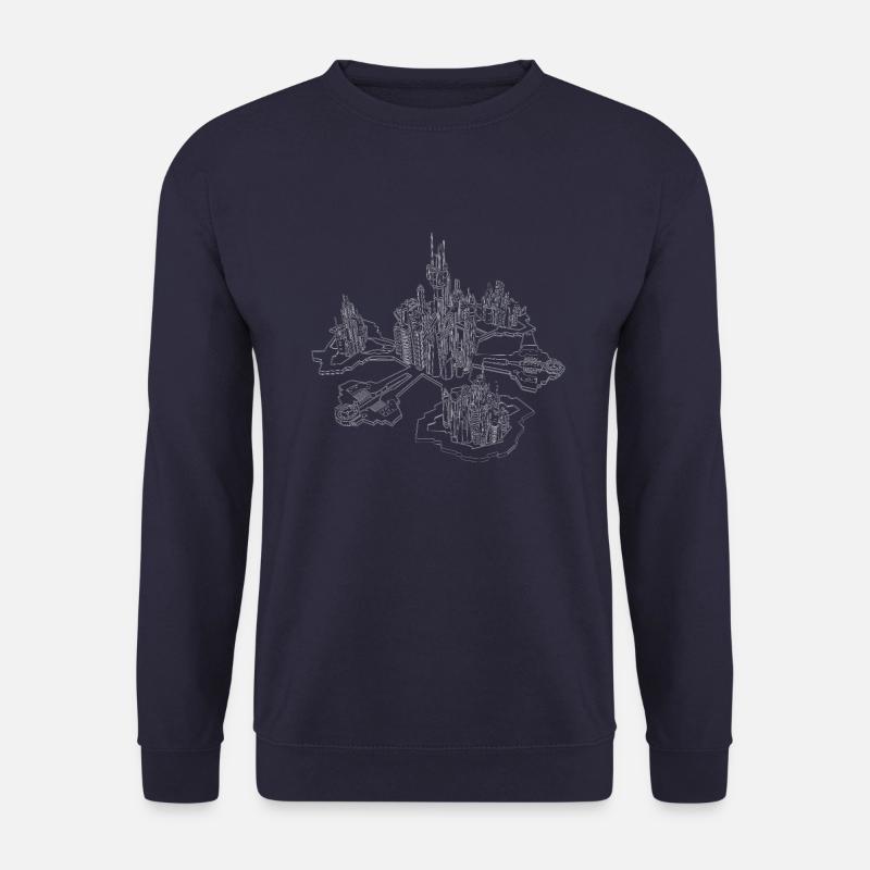 Stadt der Atlanits - Unisex Pullover - Navy