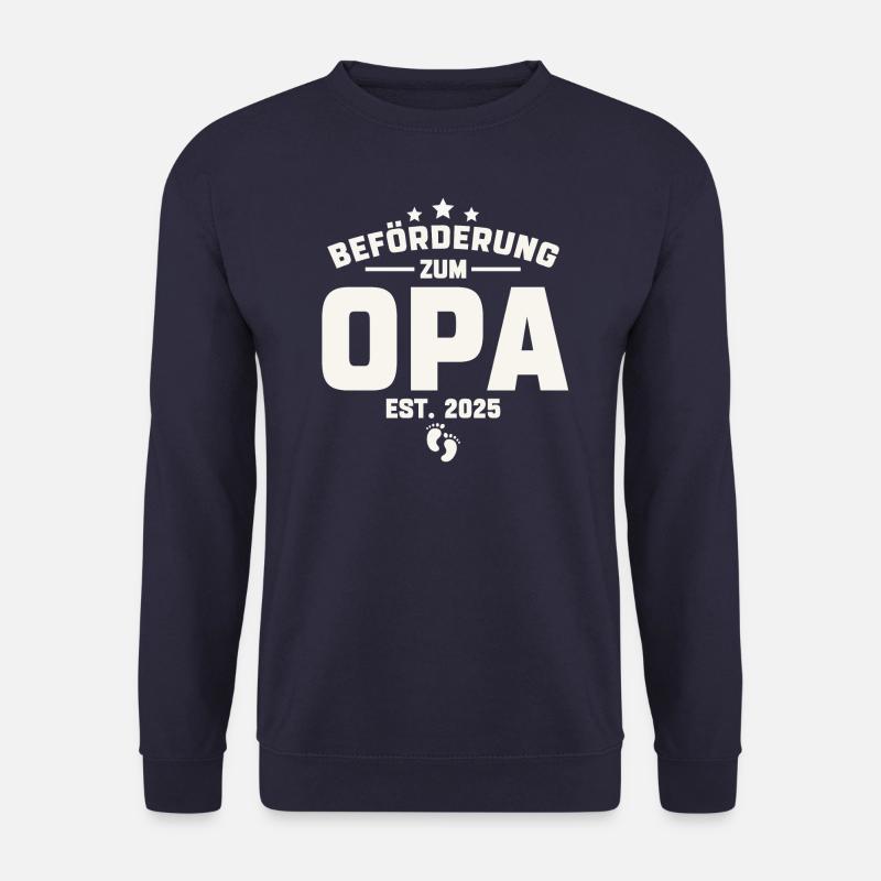 Beförderung zum Opa 2025 - Unisex Pullover - Navy