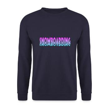 snowboarding - Unisex Pullover - Navy - Vorne - Alina (178cm) & Michal (187cm)
