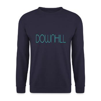 downhill - Unisex Pullover - Navy - Vorne - Alina (178cm) & Michal (187cm)