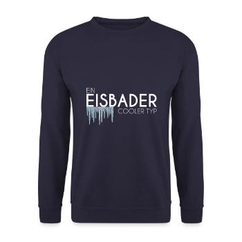 Eisbaden - Unisex Pullover - Navy - Vorne - Alina (178cm) & Michal (187cm)