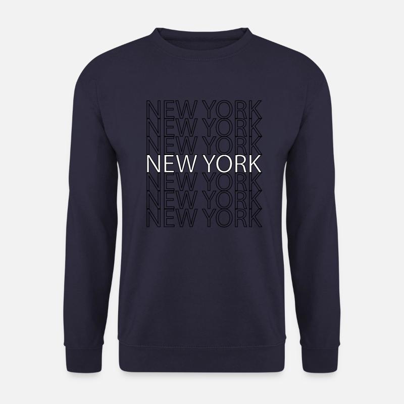 new york - Unisex Pullover - Navy